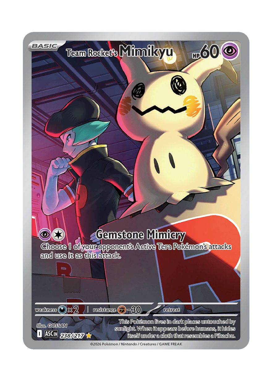 Team Rocket's Mimikyu (238/217) - Ascended Heroes