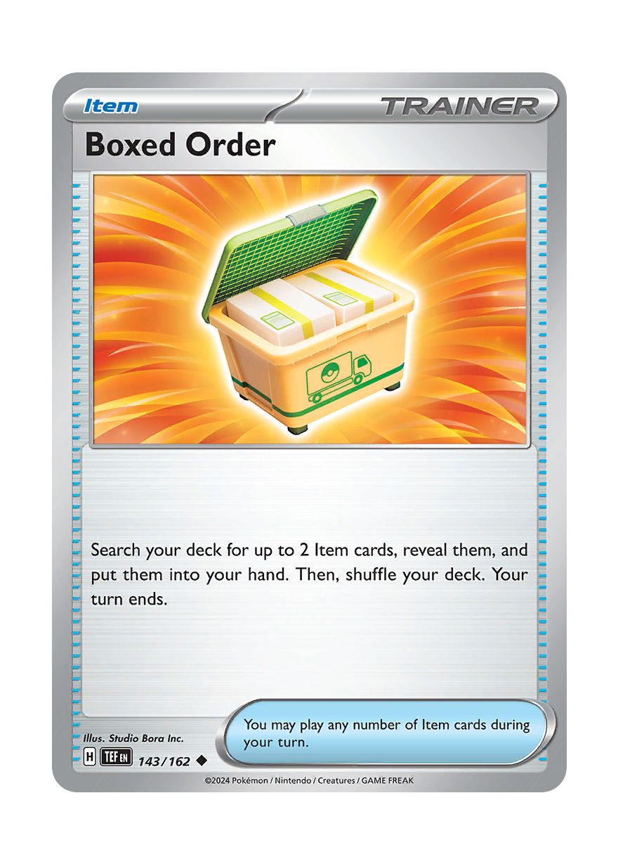 Boxed Order - Reverse Holo (143/162) - Temporal Forces