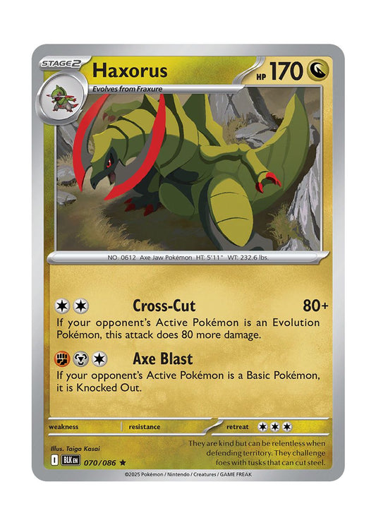 Haxorus (070/86) - Black Bolt