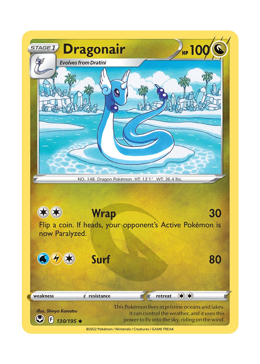 Dragonair - Reverse Holo (130/195) - Silver Tempest