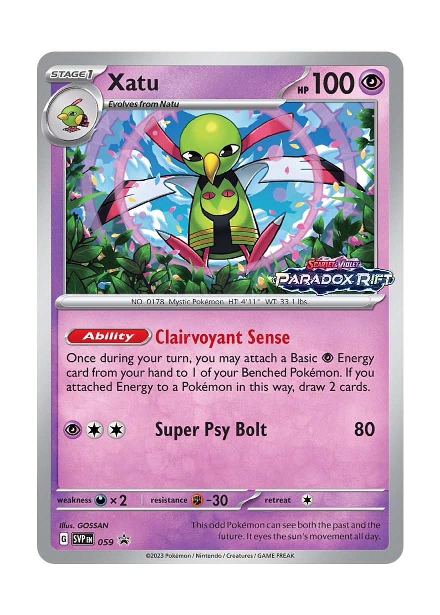 Xatu (059/102) - Scarlet & Violet Black Star Promos