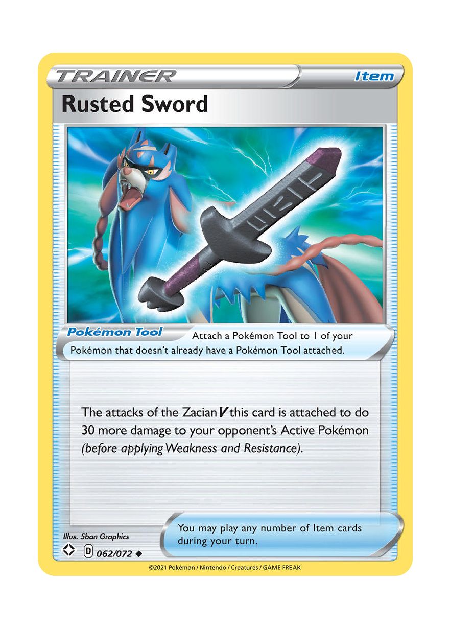 Rusted Sword - Reverse Holo (062/72) - Shining Fates