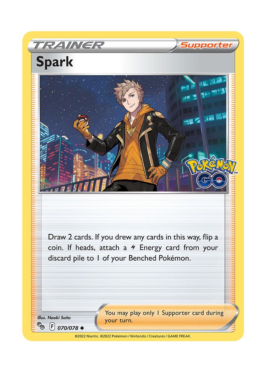 Spark - Reverse Holo (070/78) - Pokémon GO