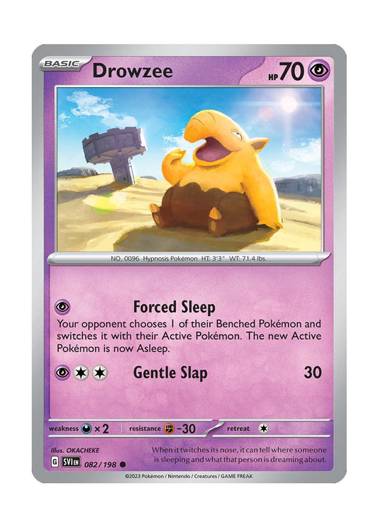 Drowzee - Reverse Holo (082/198) - Scarlet & Violet