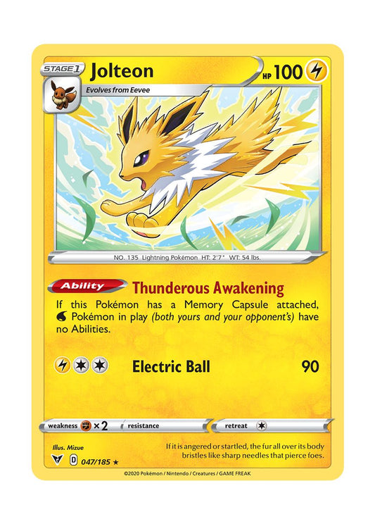 Jolteon - Reverse Holo (047/185) - Vivid Voltage