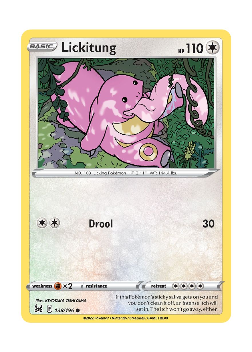 Lickitung - Reverse Holo (138/196) - Lost Origin