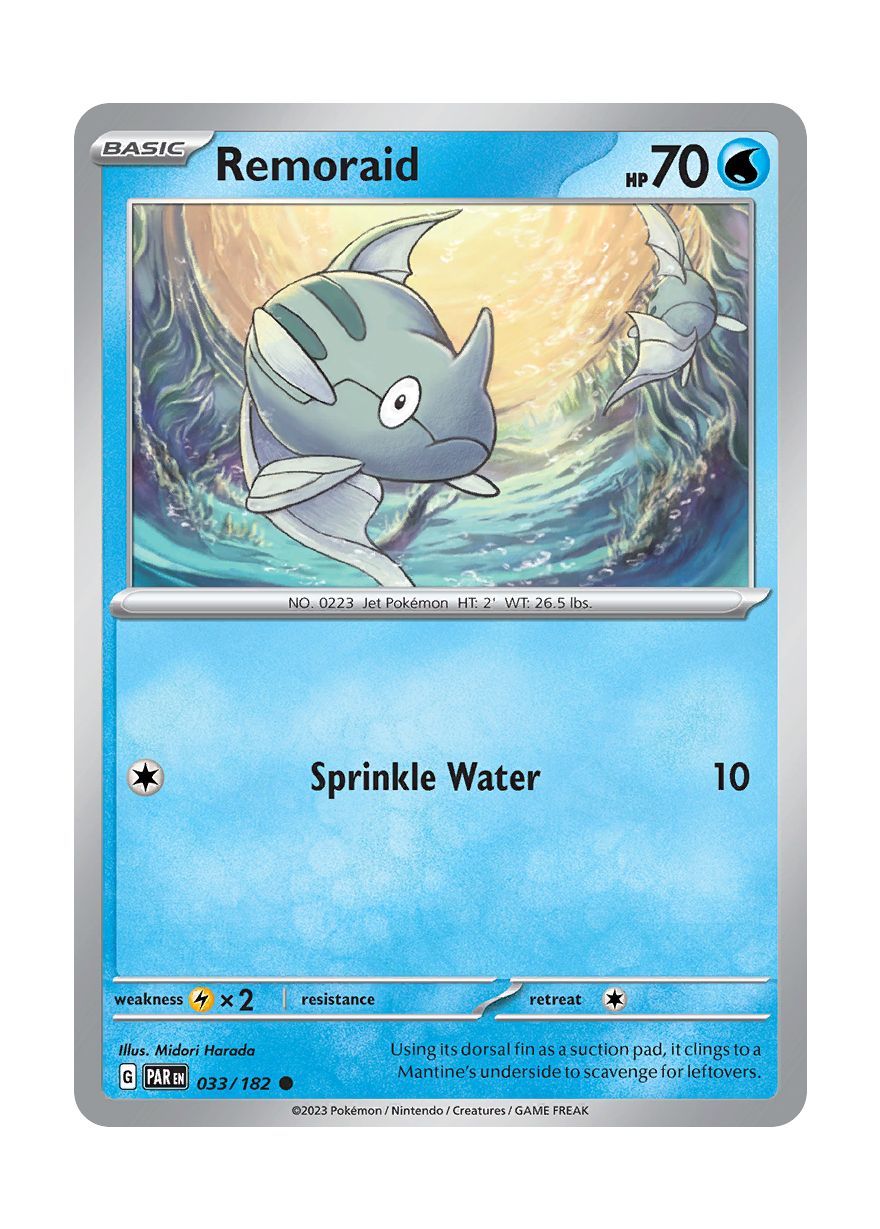 Remoraid - Reverse Holo (033/182) - Paradox Rift