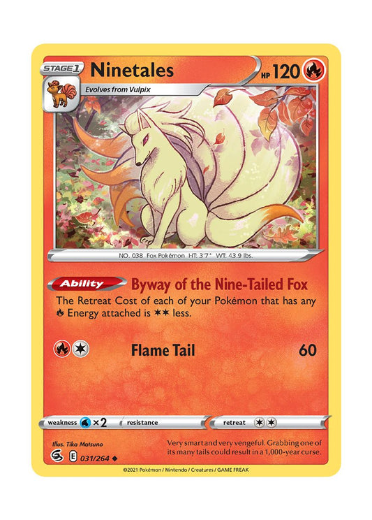 Ninetales - Reverse Holo (031/264) - Fusion Strike