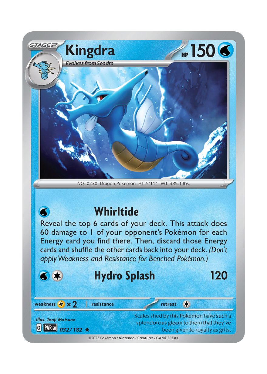 Kingdra - Reverse Holo (032/182) - Paradox Rift