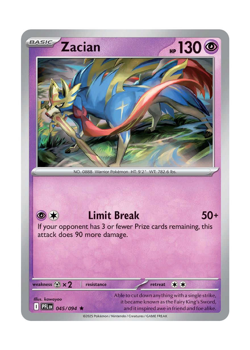 Zacian (045/94) - Phantasmal Flames