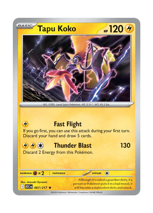 Tapu Koko (067/217) - Ascended Heroes