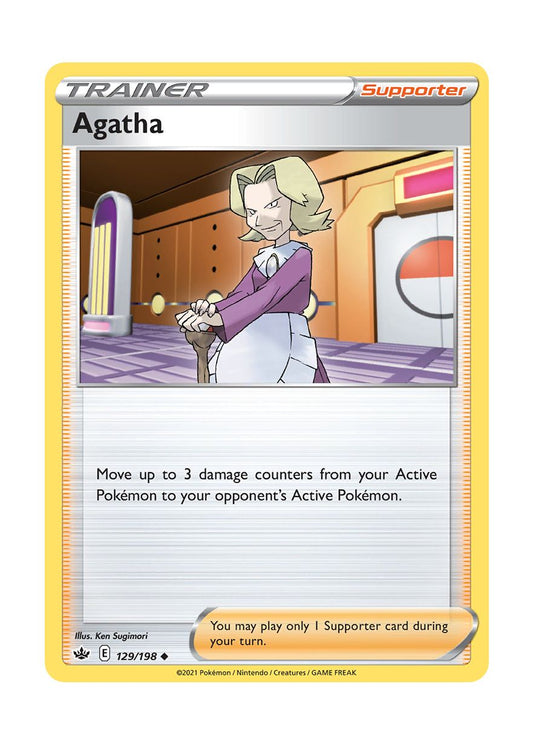 Agatha - Reverse Holo (129/198) - Chilling Reign