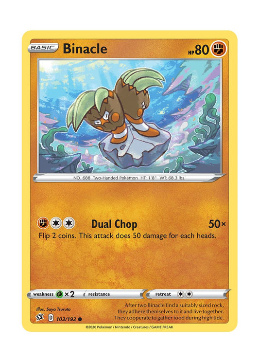 Binacle - Reverse Holo (103/192) - Rebel Clash