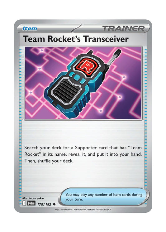 Team Rocket's Transceiver (178/182) - Destined Rivals