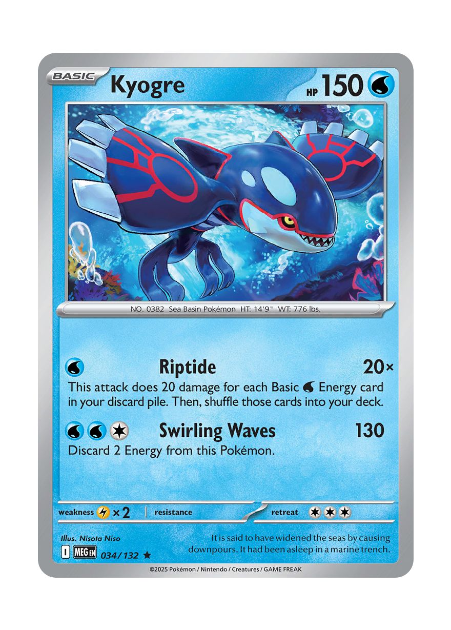 Kyogre (034/132) - Mega Evolution