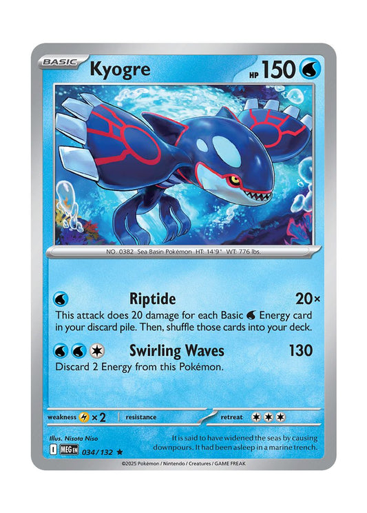 Kyogre (034/132) - Mega Evolution