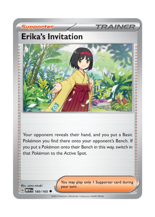 Erika's Invitation - Reverse Holo (160/165) - 151