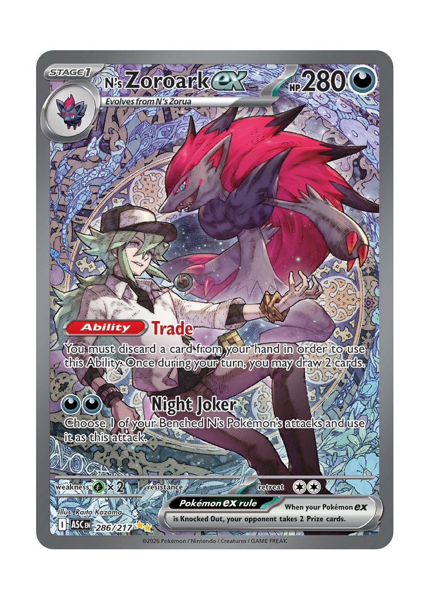N's Zoroark ex (286/217) - Ascended Heroes