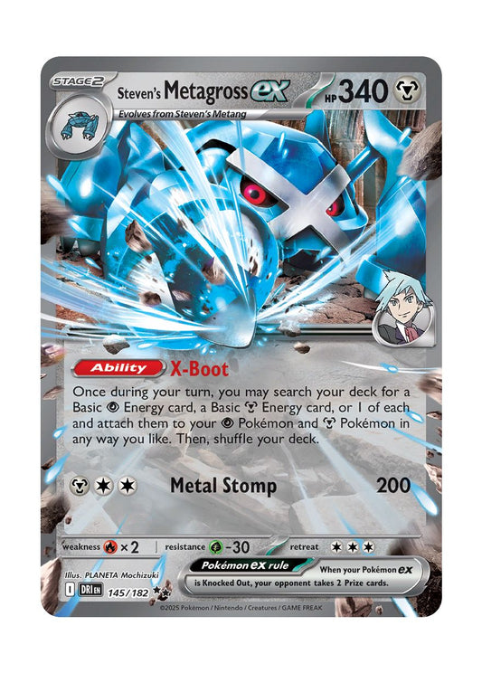 Steven's Metagross ex (145/182) - Destined Rivals