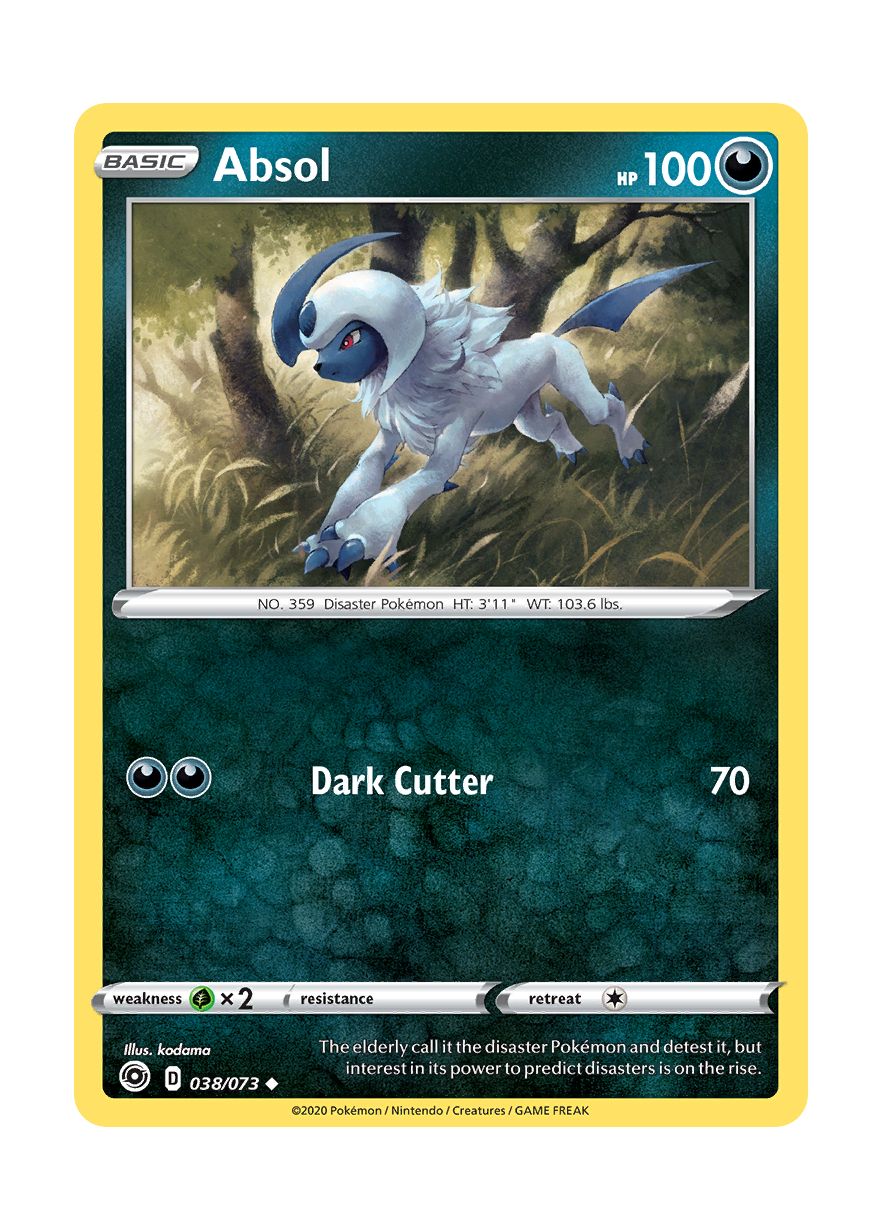 Absol - Reverse Holo (038/73) - Champion's Path