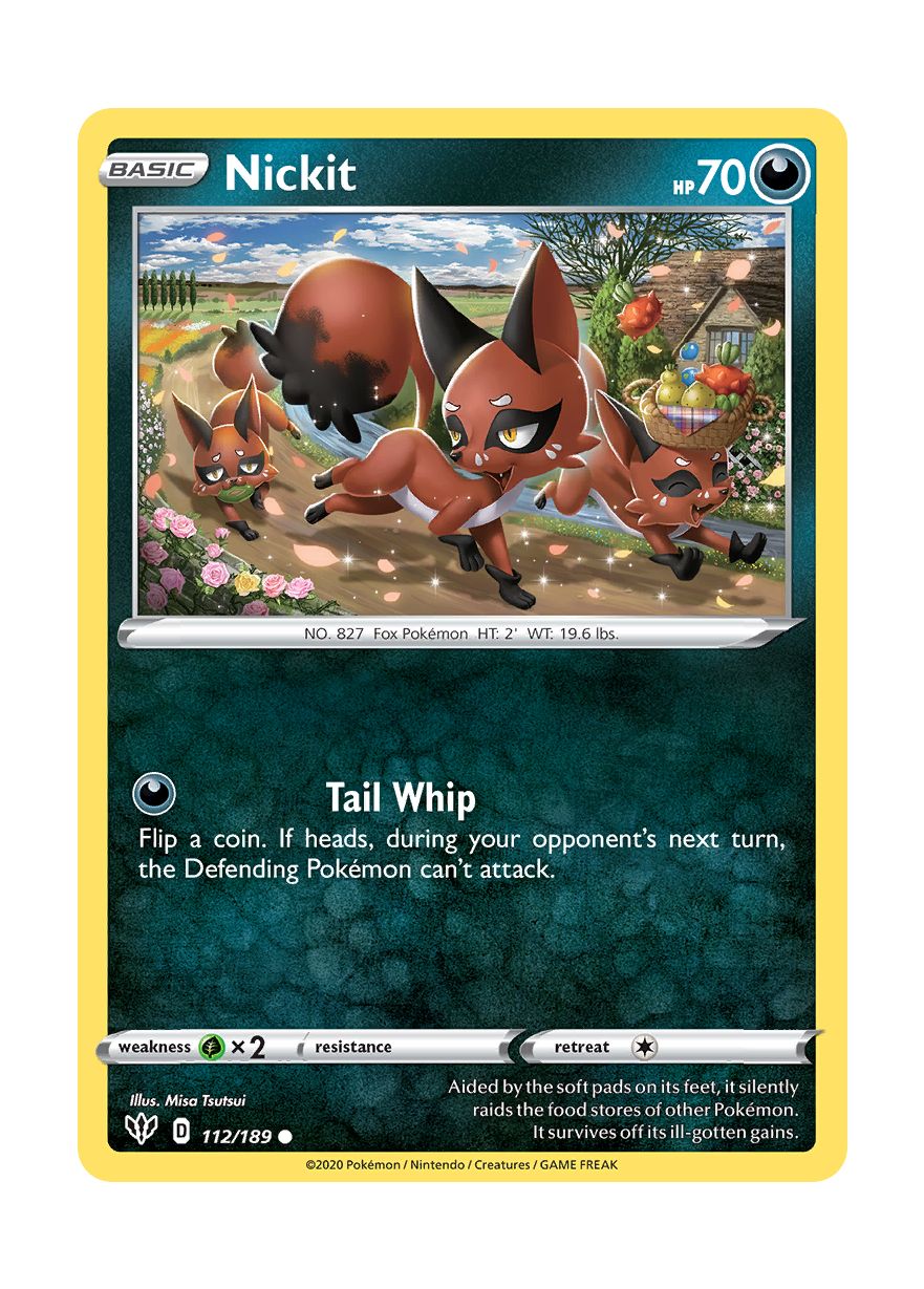 Nickit - Reverse Holo (112/189) - Darkness Ablaze