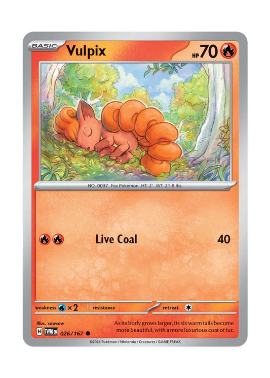 Vulpix - Reverse Holo (026/167) - Twilight Masquerade