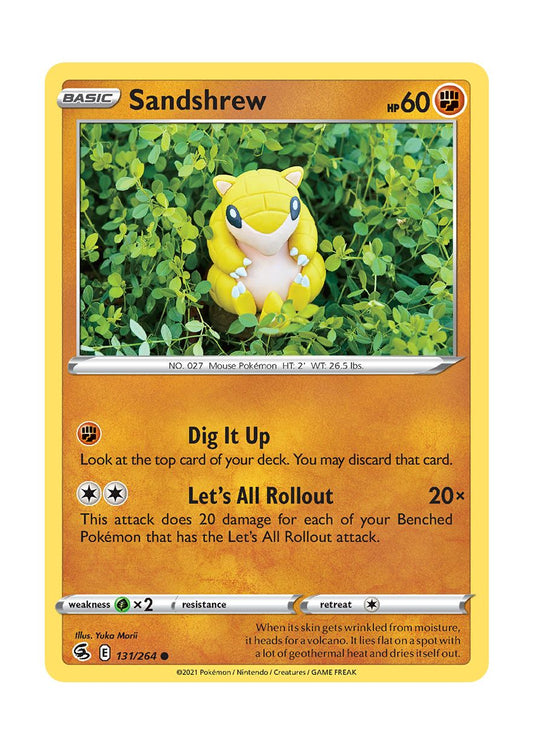 Sandshrew - Reverse Holo (131/264) - Fusion Strike