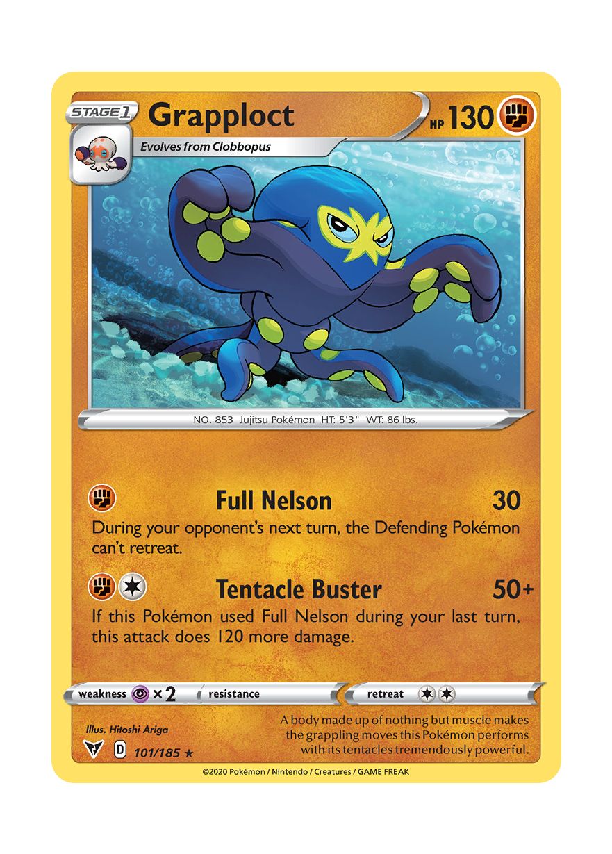 Grapploct - Reverse Holo (101/185) - Vivid Voltage