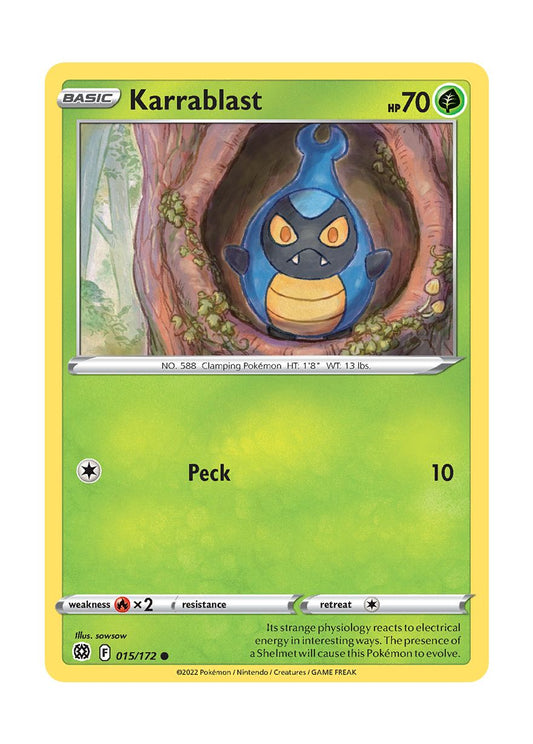 Karrablast - Reverse Holo (015/172) - Brilliant Stars