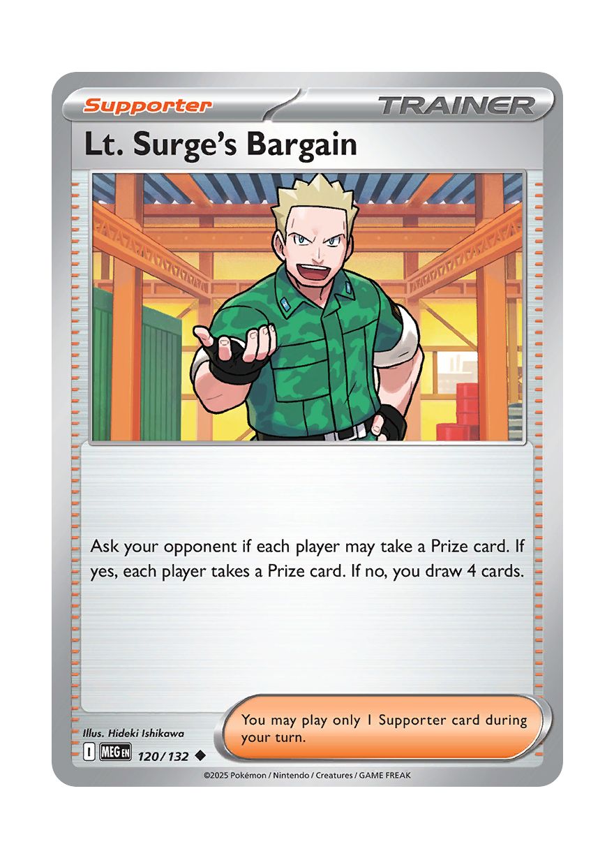 Lt. Surge's Bargain (120/132) - Mega Evolution
