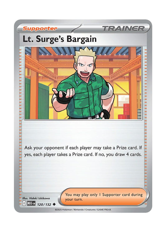 Lt. Surge's Bargain (120/132) - Mega Evolution