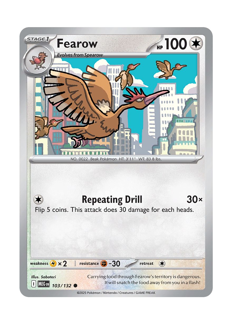 Fearow (103/132) - Mega Evolution