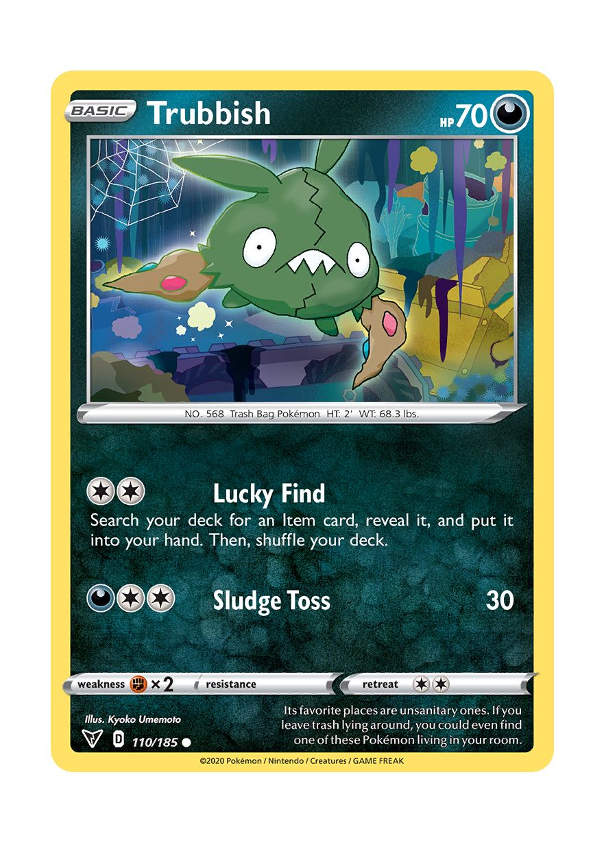 Trubbish - Reverse Holo (110/185) - Vivid Voltage