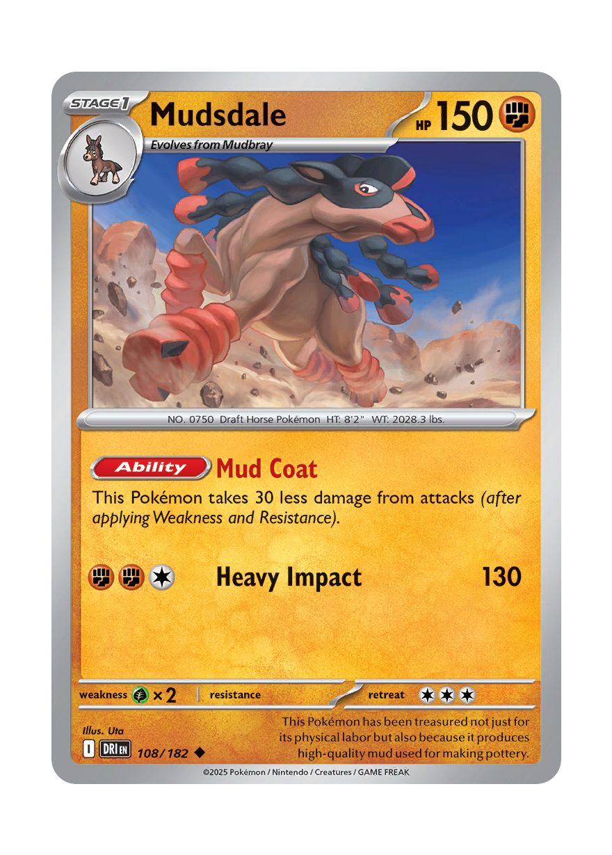 Mudsdale (108/182) - Destined Rivals