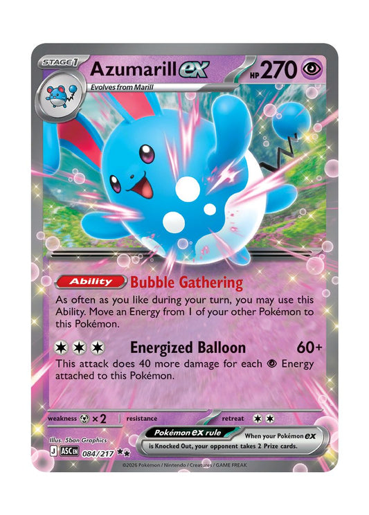 Azumarill ex (084/217) - Ascended Heroes