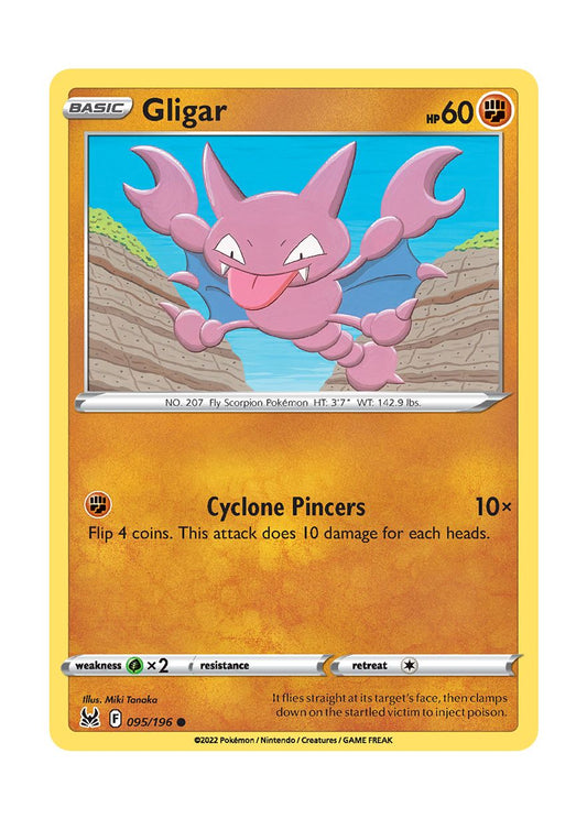 Gligar - Reverse Holo (095/196) - Lost Origin