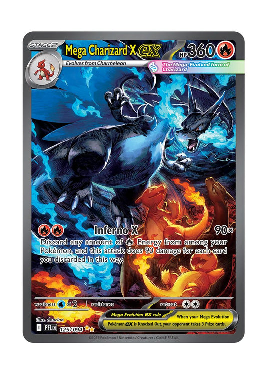 Mega Charizard X ex (125/94) - Phantasmal Flames