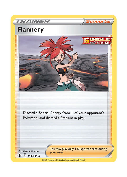 Flannery - Reverse Holo (139/198) - Chilling Reign