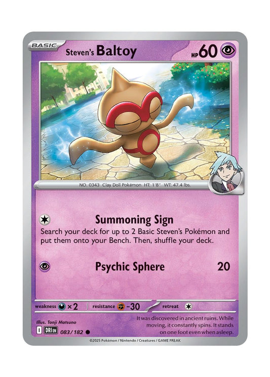 Steven's Baltoy (083/182) - Destined Rivals