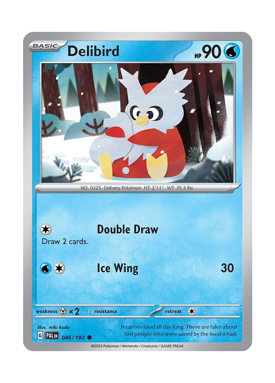 Delibird - Reverse Holo (046/193) - Paldea Evolved