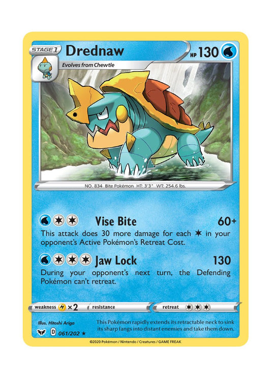 Drednaw - Reverse Holo (061/202) - Sword & Shield