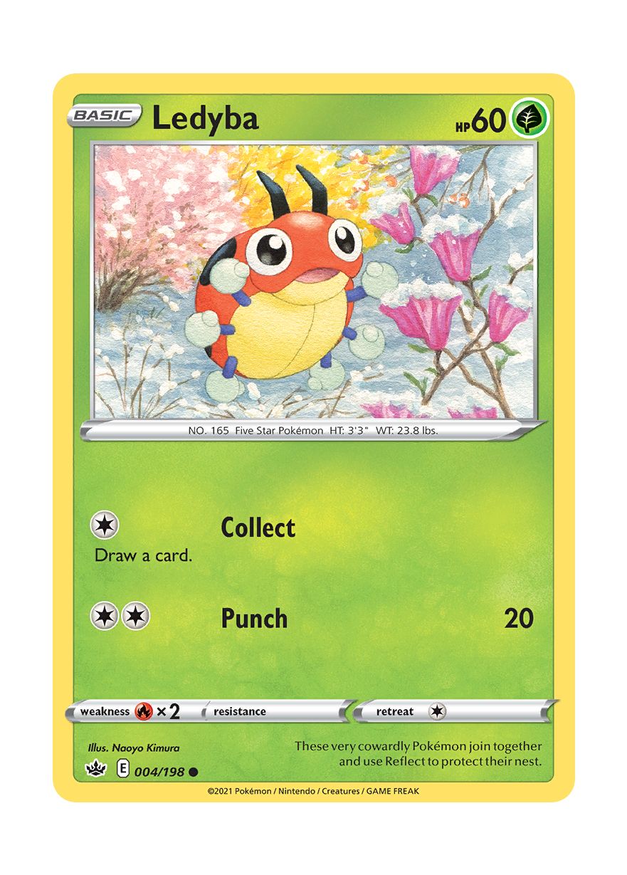 Ledyba - Reverse Holo (004/198) - Chilling Reign