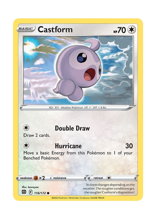 Castform - Reverse Holo (116/172) - Brilliant Stars