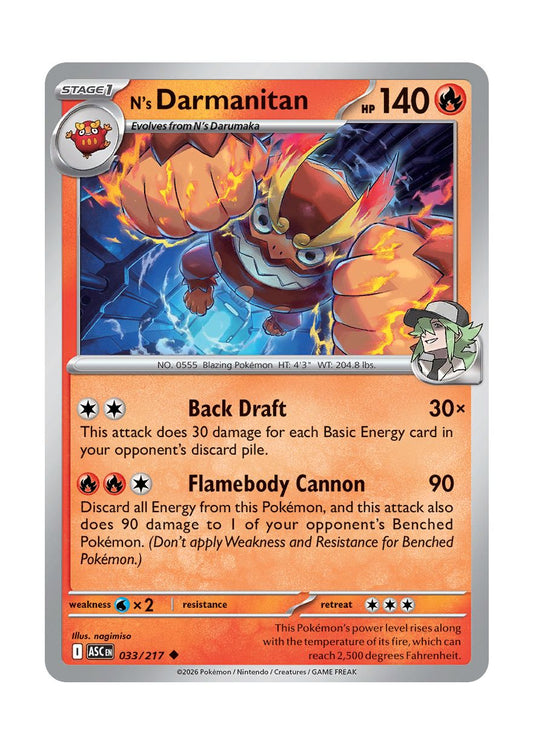 N's Darmanitan (033/217) - Ascended Heroes