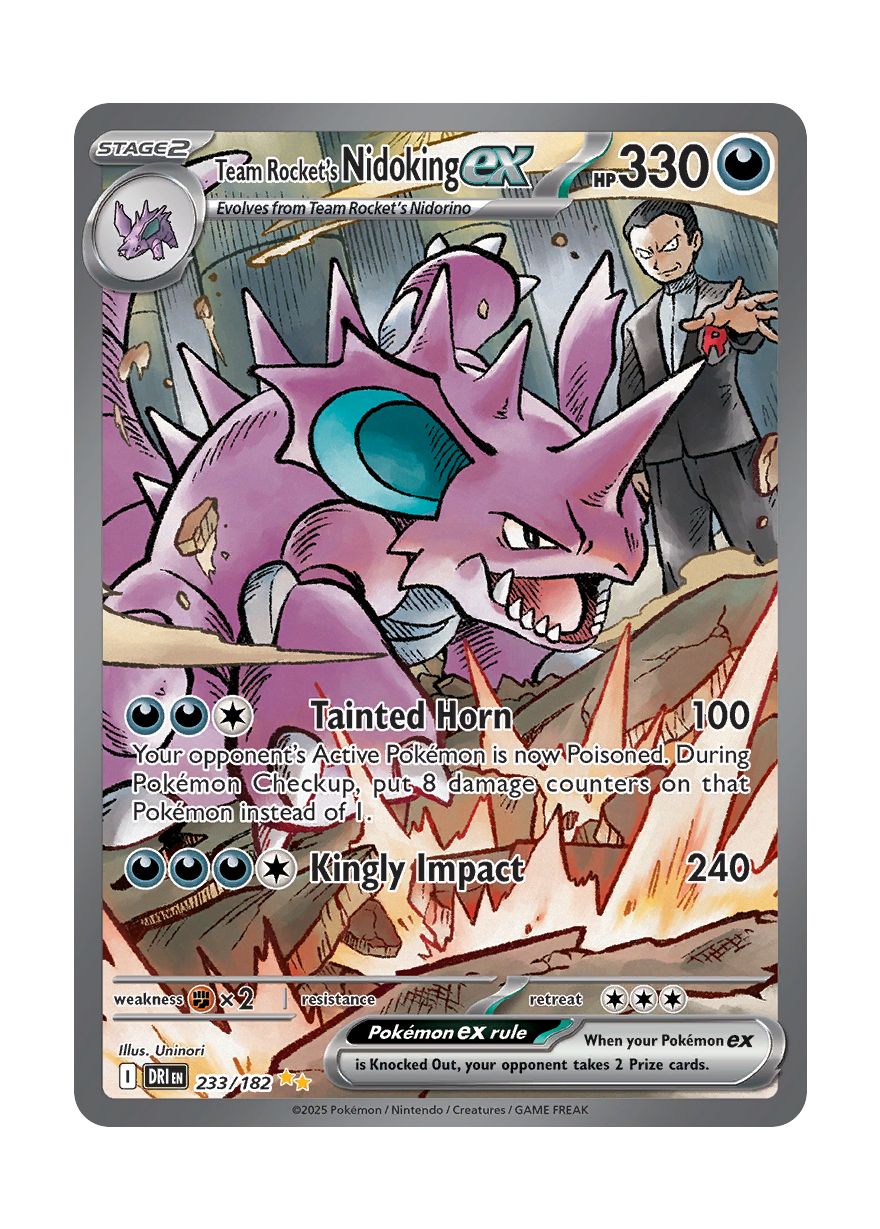 Team Rocket's Nidoking ex (233/182) - Destined Rivals