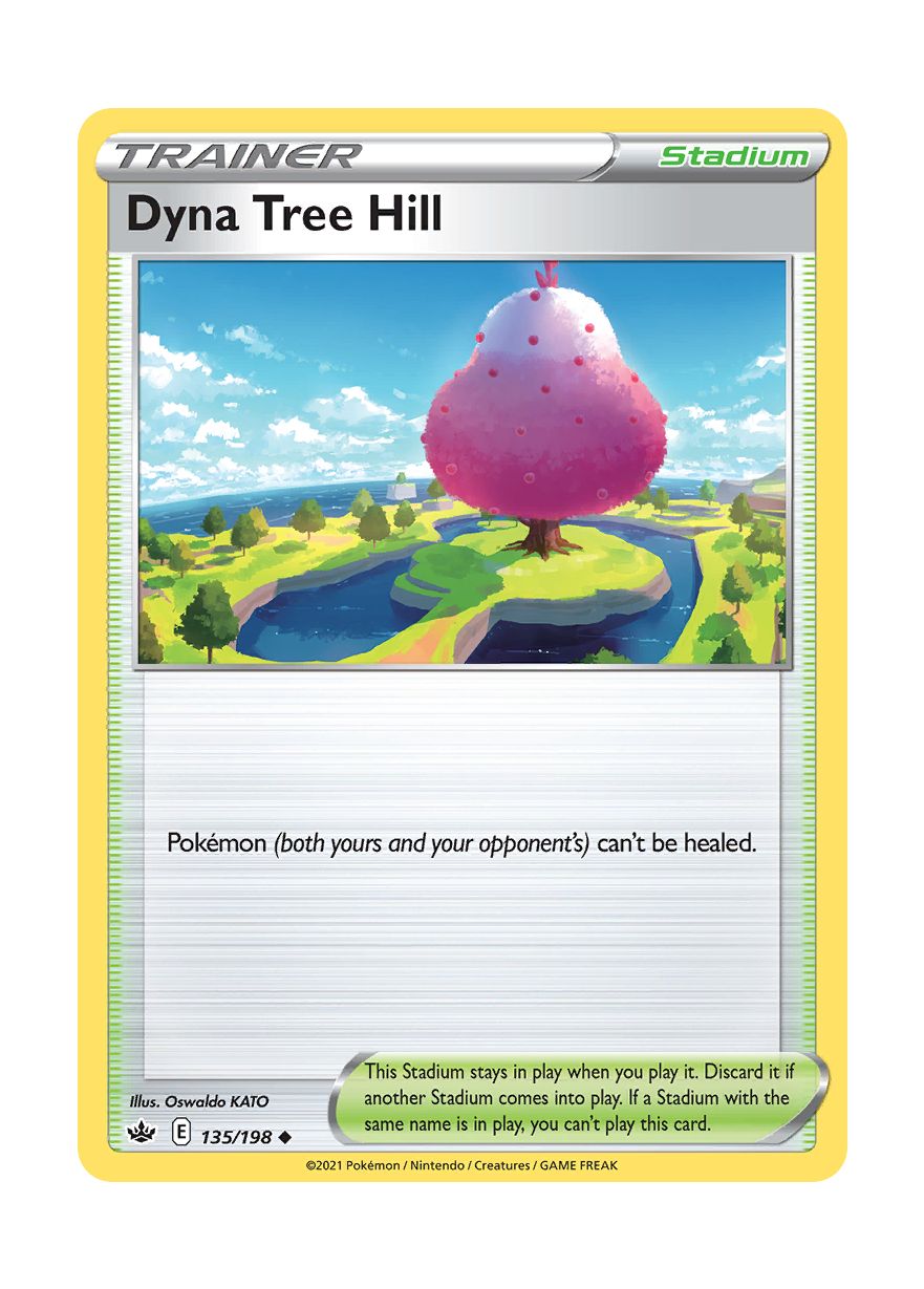 Dyna Tree Hill - Reverse Holo (135/198) - Chilling Reign