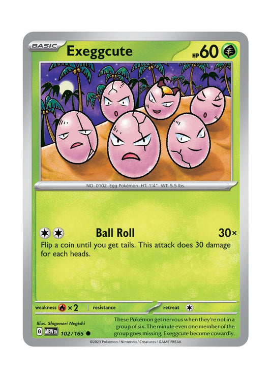 Exeggcute - Reverse Holo (102/165) - 151