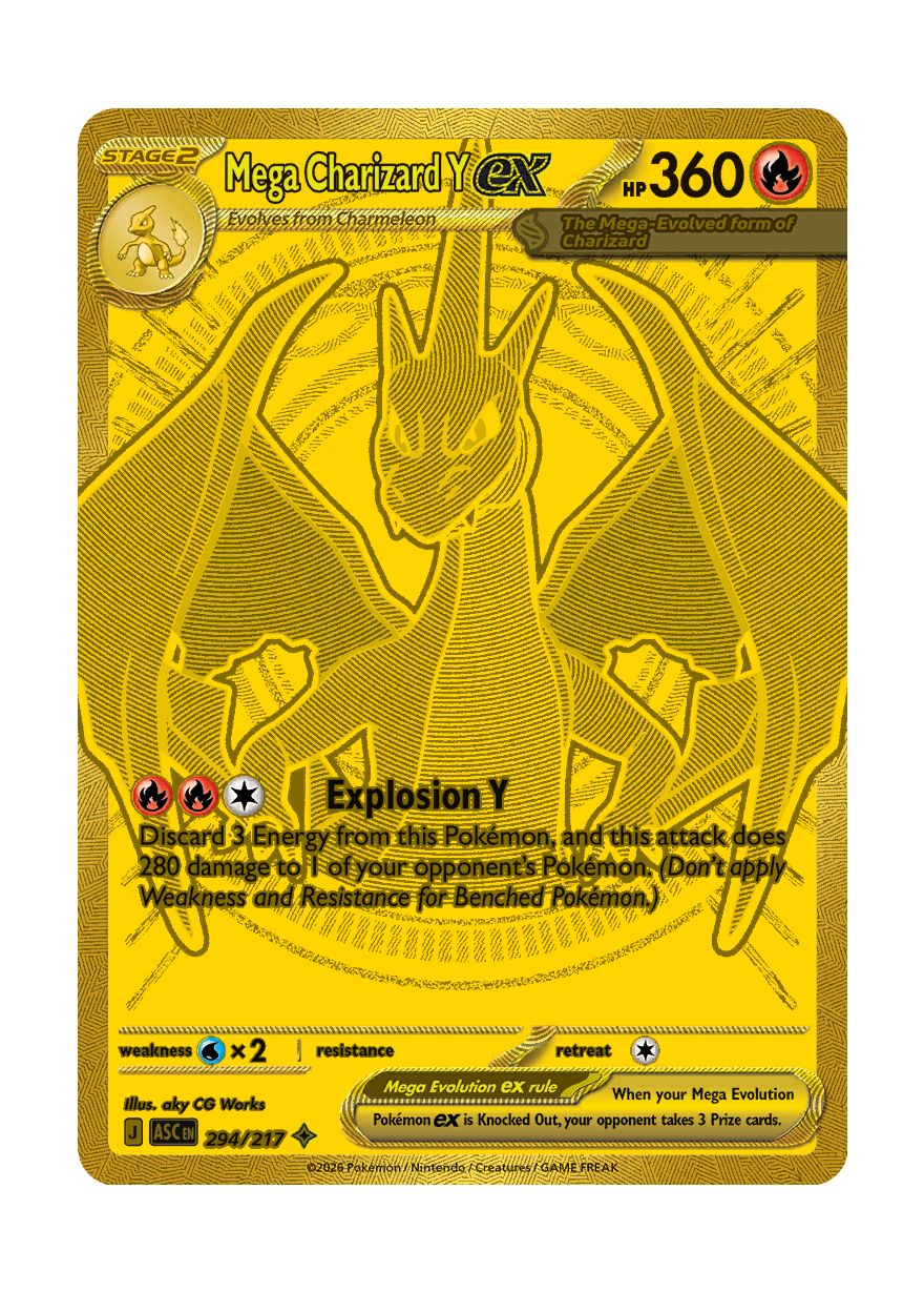 Mega Charizard Y ex (294/217) - Ascended Heroes
