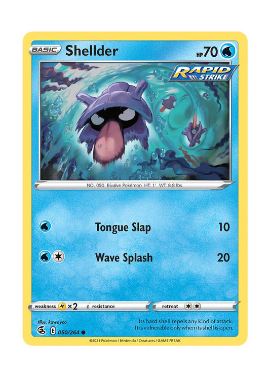 Shellder - Reverse Holo (050/264) - Fusion Strike