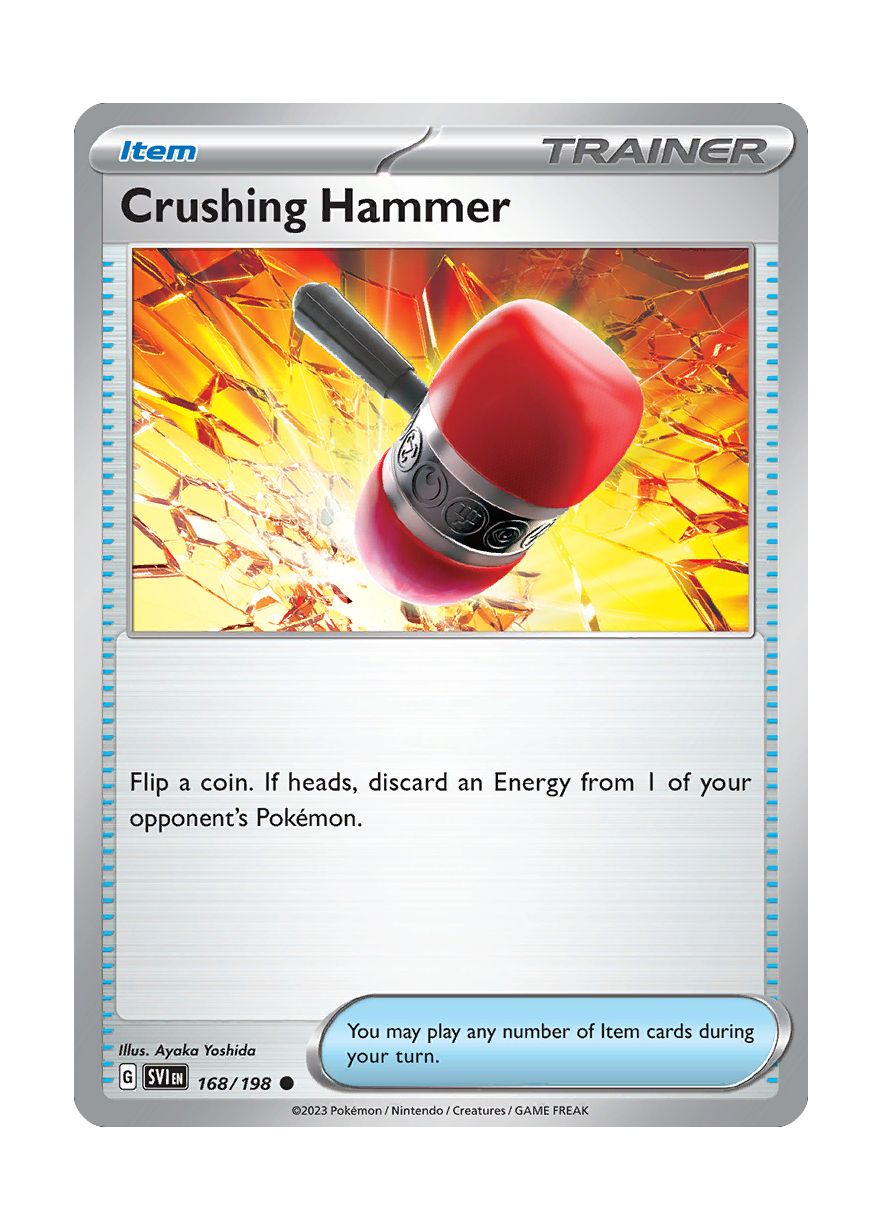 Crushing Hammer - Reverse Holo (168/198) - Scarlet & Violet